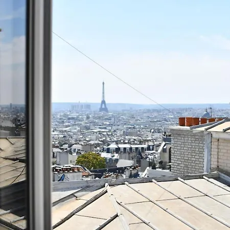 Apartment Sacre Coeur Eiffel Tower View Stylish *